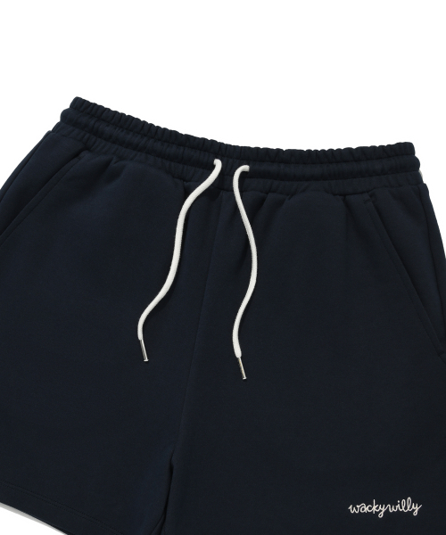 Wacky WiLLy（ワッキーウィリー）の「ウィメンズタイポロゴスウェットショートパンツダークネイビー（その他パンツ・レディース・その他・SMALL/MEDIUM）」の4枚目の写真