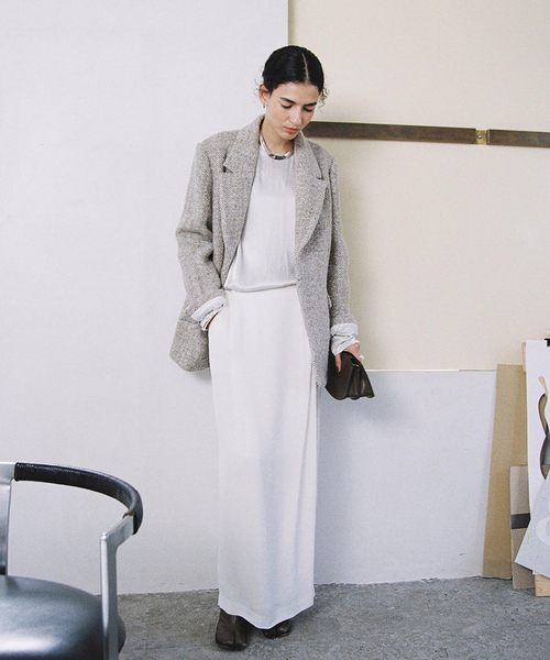 plage（プラージュ）の「R’IAM ヘリンボンコートジャケット（テーラードジャケット・レディース・ベージュ・36/38）」の7枚目の写真