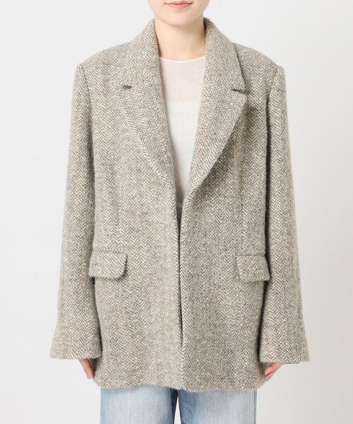 plage（プラージュ）の「R’IAM ヘリンボンコートジャケット（テーラードジャケット・レディース・ベージュ・36/38）」の20枚目の写真