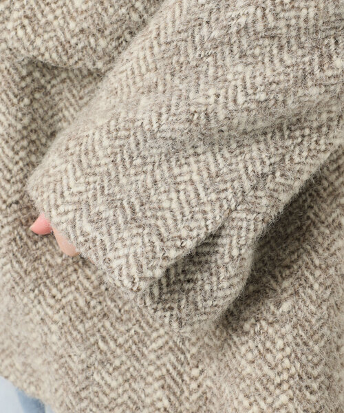 plage（プラージュ）の「R’IAM ヘリンボンコートジャケット（テーラードジャケット・レディース・ベージュ・36/38）」の15枚目の写真