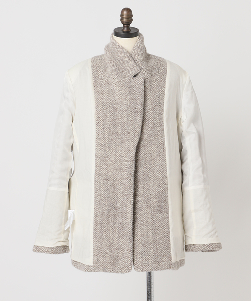 plage（プラージュ）の「R’IAM ヘリンボンコートジャケット（テーラードジャケット・レディース・ベージュ・36/38）」の12枚目の写真