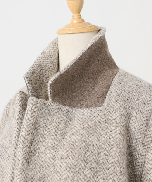 plage（プラージュ）の「R’IAM ヘリンボンコートジャケット（テーラードジャケット・レディース・ベージュ・36/38）」の10枚目の写真