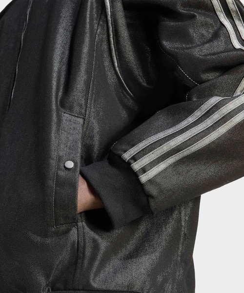 adidas Korea 新作 デニムジャケット　ブラック　Lサイズ adidas（アディダス）の「デニムジャケット / アディダスオリジナルス