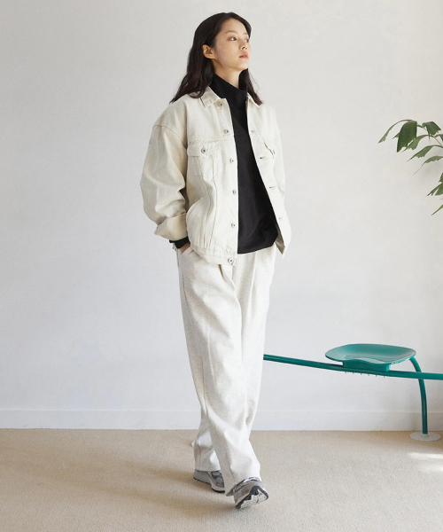 XERO（ゼロ）の「ディープワンタックスウェットパンツ [オートミール]（スウェットパンツ・メンズ・その他・MEDIUM/LARGE/FREE/X-SMALL/SMALL）」の6枚目の写真