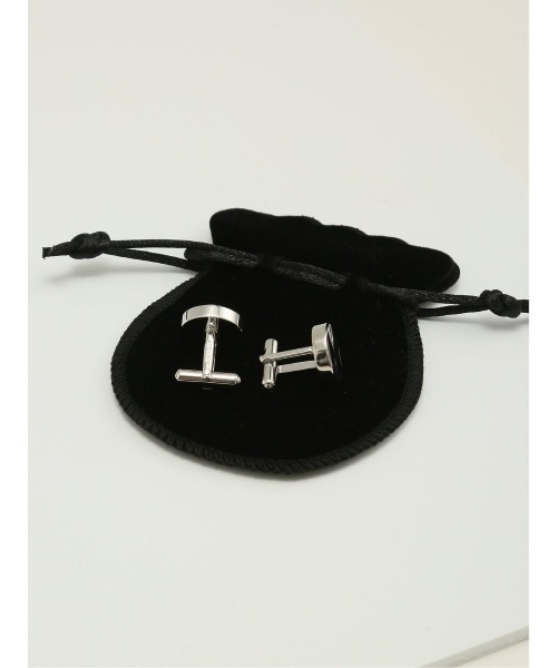 TAKA-Q（タカキュー）の「【ビジネス 日本製】タカキュー ラウンドカフス（カフリンクス・メンズ・シルバー・FREE）」の4枚目の写真