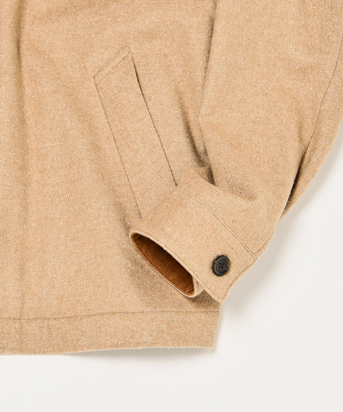 EDIFICE(エディフィス)の「E.WOOL SILK NEP ブルゾン(その他アウター・メンズ・イエロー・46/48)」の6枚目の写真