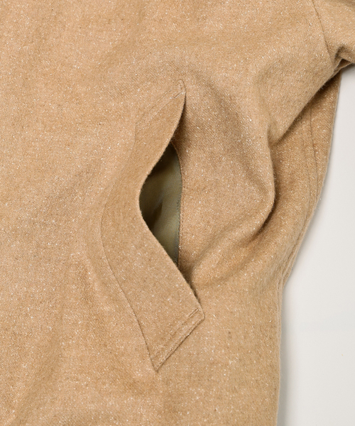 EDIFICE(エディフィス)の「E.WOOL SILK NEP ブルゾン(その他アウター・メンズ・イエロー・46/48)」の9枚目の写真