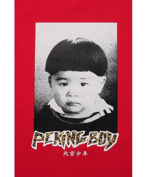 少年ジェッター(ショウネンジェッター)の「LP PEKINGBOY CREW SW(スウェット・メンズ・レッド/ブラック・M/L/XL)」の11枚目の写真