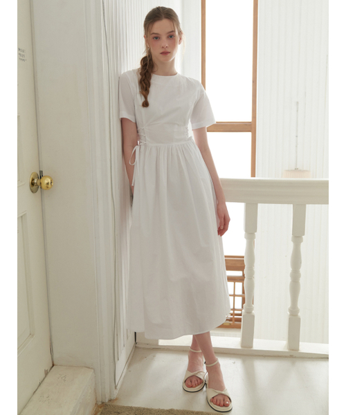 RE_L（リエル）の「Peach corset dress (white)（ワンピース・レディース・その他・SMALL/MEDIUM）」の3枚目の写真