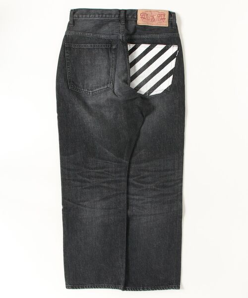 A BATHING APE（アベイシングエイプ）の「MILO FACE 13 OZ DENIM PANTS（デニムパンツ・メンズ・インディゴブルー/ブラック・SMALL/MEDIUM/LARGE/X-LARGE/XX-LARGE）」の9枚目の写真