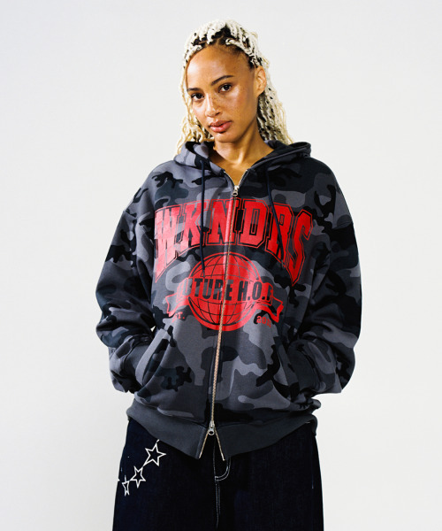 WKNDRS(ウィーキャンドース)の「H.O.F ZIPUP HOODIE (B.CAMO)(パーカー・レディース・その他・X-LARGE/LARGE/MEDIUM)」の7枚目の写真