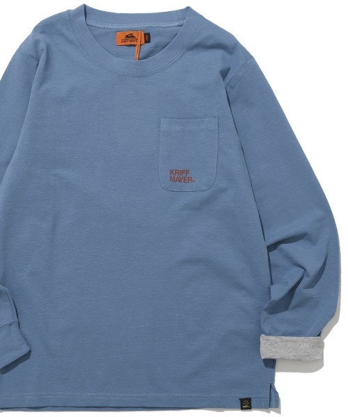 KRIFF MAYER Kid's Collection（クリフメイヤーキッズコレクション）の「UVカットさらポケT（Tシャツ/カットソー・キッズ・ブラック/グレー/ライム/ブルー・170/160/150/140/130/120）」の4枚目の写真