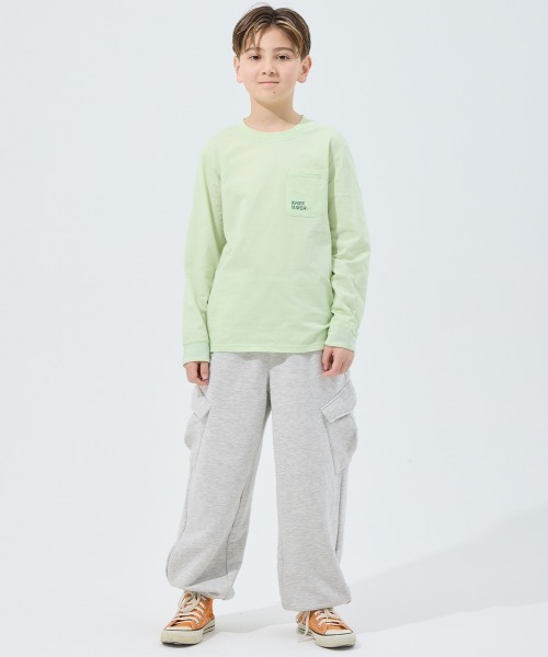 KRIFF MAYER Kid's Collection（クリフメイヤーキッズコレクション）の「UVカットさらポケT（Tシャツ/カットソー・キッズ・ブラック/グレー/ライム/ブルー・170/160/150/140/130/120）」の22枚目の写真