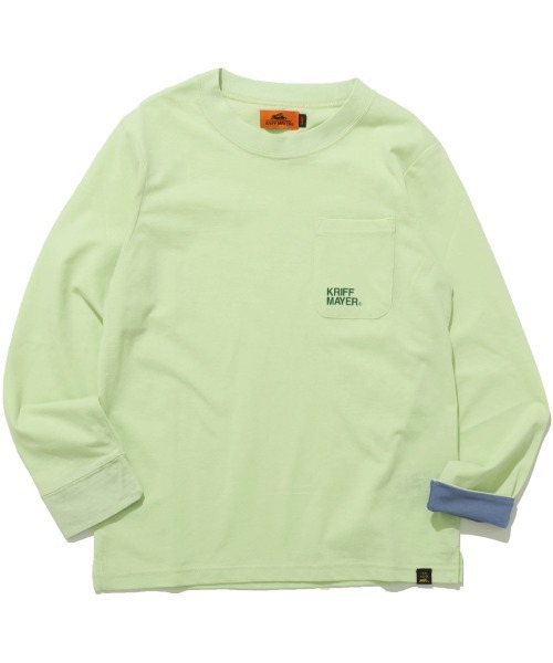 KRIFF MAYER Kid's Collection（クリフメイヤーキッズコレクション）の「UVカットさらポケT（Tシャツ/カットソー・キッズ・ブラック/グレー/ライム/ブルー・170/160/150/140/130/120）」の18枚目の写真