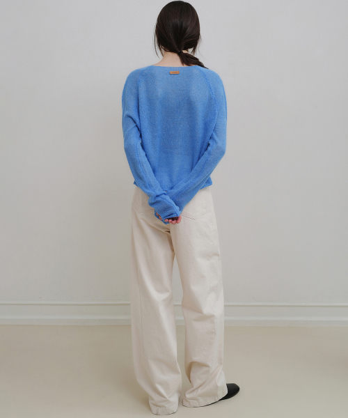 ANDNEEDS(アンドニーズ)の「Den wide cotton pants (cream)(その他パンツ・レディース・その他・MEDIUM/SMALL)」の5枚目の写真