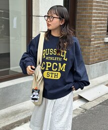 Russell Athletic（ラッセルアスレティック）の「【5周年企画】RUSSELLロゴスウェット（スウェット・レディース）」