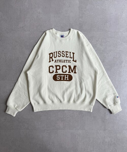 Russell Athletic（ラッセルアスレティック）の「【5周年企画】RUSSELLロゴスウェット（スウェット・レディース・グレー/アイボリー/ネイビー・MEDIUM/LARGE）」の6枚目の写真