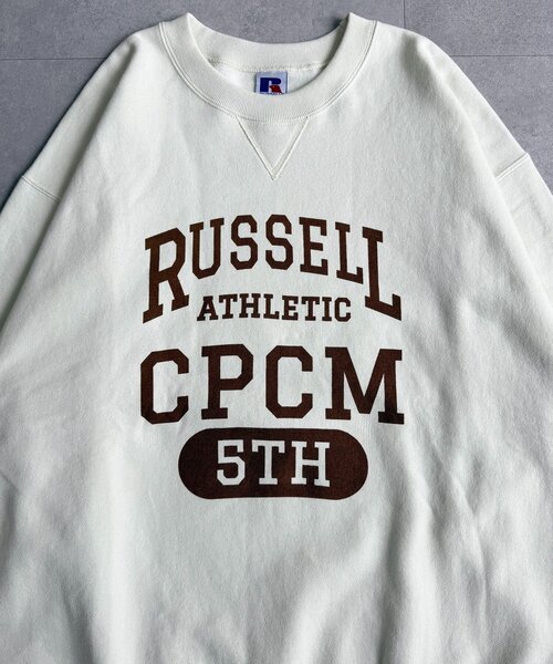 Russell Athletic（ラッセルアスレティック）の「【5周年企画】RUSSELLロゴスウェット（スウェット・レディース・グレー/アイボリー/ネイビー・MEDIUM/LARGE）」の7枚目の写真