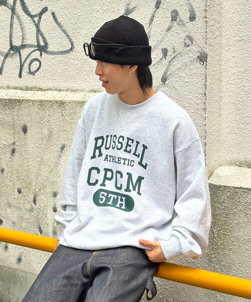 Russell Athletic（ラッセルアスレティック）の「【5周年企画】RUSSELLロゴスウェット（スウェット・レディース・グレー/アイボリー/ネイビー・MEDIUM/LARGE）」の9枚目の写真