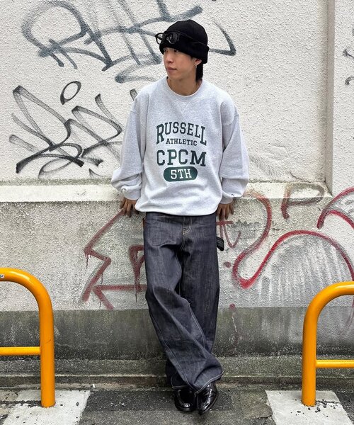 Russell Athletic（ラッセルアスレティック）の「【5周年企画】RUSSELLロゴスウェット（スウェット・レディース・グレー/アイボリー/ネイビー・MEDIUM/LARGE）」の10枚目の写真