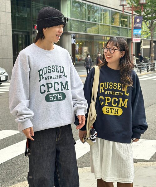 Russell Athletic（ラッセルアスレティック）の「【5周年企画】RUSSELLロゴスウェット（スウェット・レディース・グレー/アイボリー/ネイビー・MEDIUM/LARGE）」の11枚目の写真