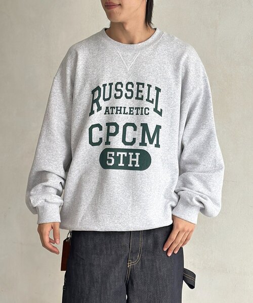 Russell Athletic（ラッセルアスレティック）の「【5周年企画】RUSSELLロゴスウェット（スウェット・レディース・グレー/アイボリー/ネイビー・MEDIUM/LARGE）」の12枚目の写真