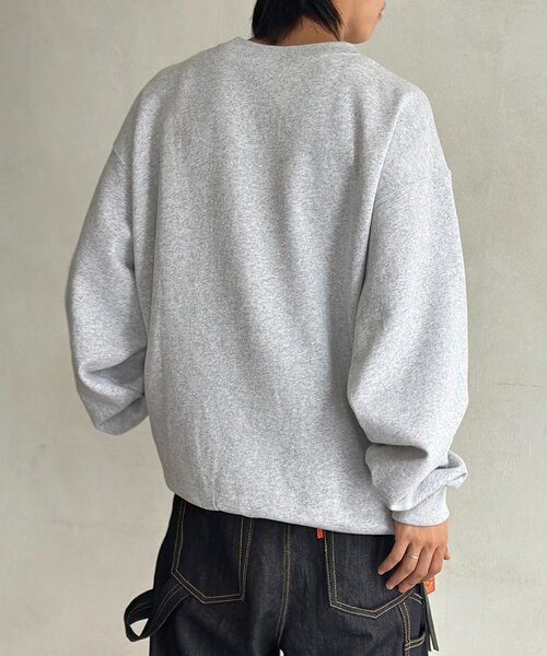 Russell Athletic（ラッセルアスレティック）の「【5周年企画】RUSSELLロゴスウェット（スウェット・レディース・グレー/アイボリー/ネイビー・MEDIUM/LARGE）」の14枚目の写真