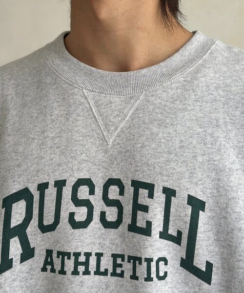 Russell Athletic（ラッセルアスレティック）の「【5周年企画】RUSSELLロゴスウェット（スウェット・レディース・グレー/アイボリー/ネイビー・MEDIUM/LARGE）」の17枚目の写真
