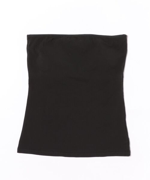 LAGUNAMOON（ラグナムーン）の「カップインベーシックベアトップ（チューブトップ・レディース・ブラック/ホワイト・FREE）」の2枚目の写真