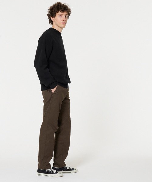 coca(coca)(コカ)の「スウェットライクニットトップス(ニット/セーター・メンズ・ライトグレー/ブラック・L/M/XL)」の10枚目の写真