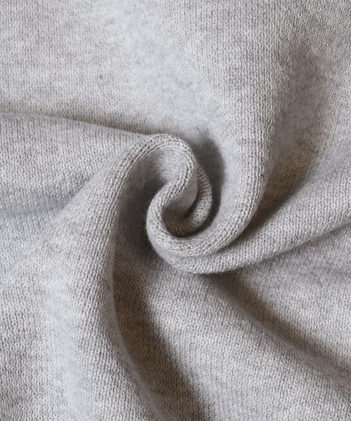 coca(coca)(コカ)の「スウェットライクニットトップス(ニット/セーター・メンズ・ライトグレー/ブラック・L/M/XL)」の16枚目の写真