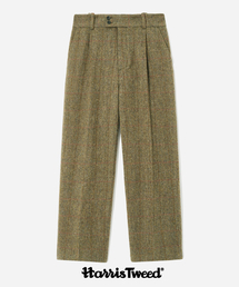 YALE（イェール）の「HARRIS TWEED PURE WOOL 1 TUCK SLACKS BROWN（スラックス）」