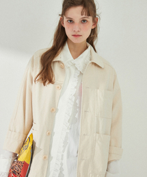 Between A and B（ビトウィーンエイアンドビー）の「フレンチコットンジャケット[クリーム]（デニムジャケット）」