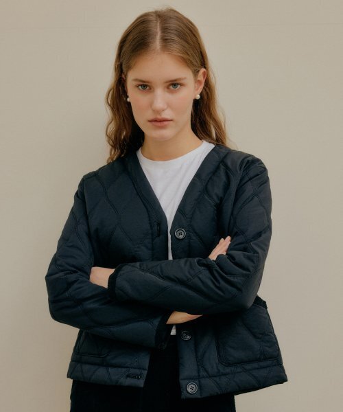 QUILTING JACKET_BLACK