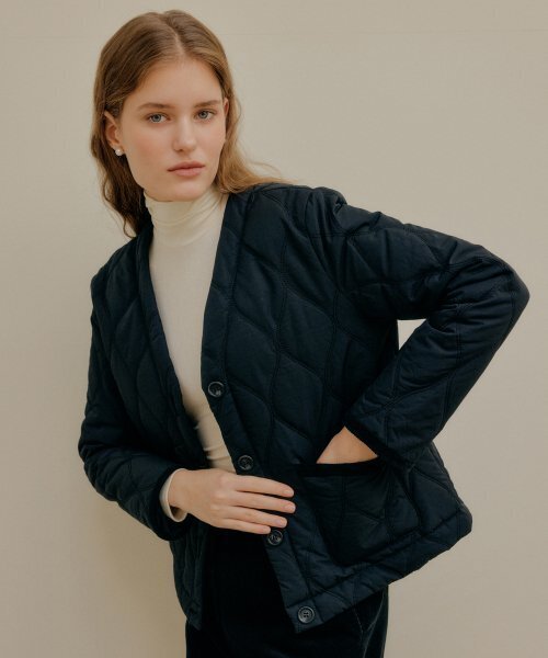 QUILTING JACKET_BLACK