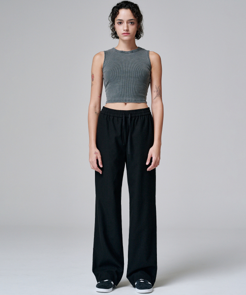 MALOUPE（マロップ）の「2136 ワイドバンディングパンツ (ブラック)（その他パンツ・レディース・ブラック・SMALL/MEDIUM）」の6枚目の写真