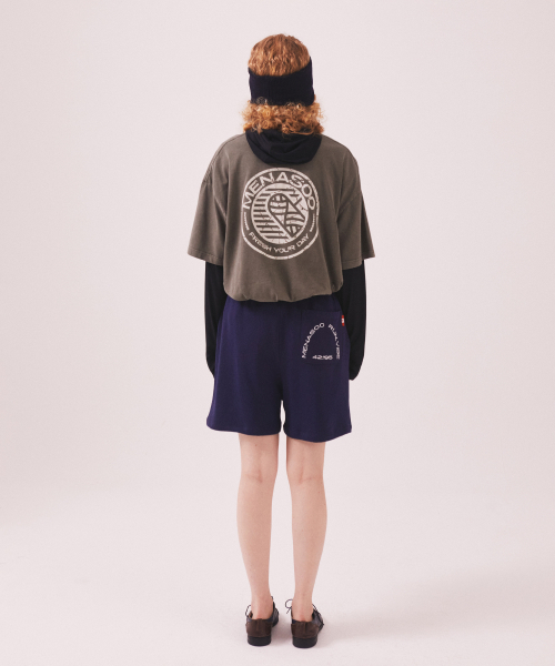 MENASOO(ミナス)の「275g Heavy Cotton Circle Hearttrack Pigment T Shirt_Khaki(Tシャツ/カットソー・レディース・カーキ・SMALL/MEDIUM)」の6枚目の写真