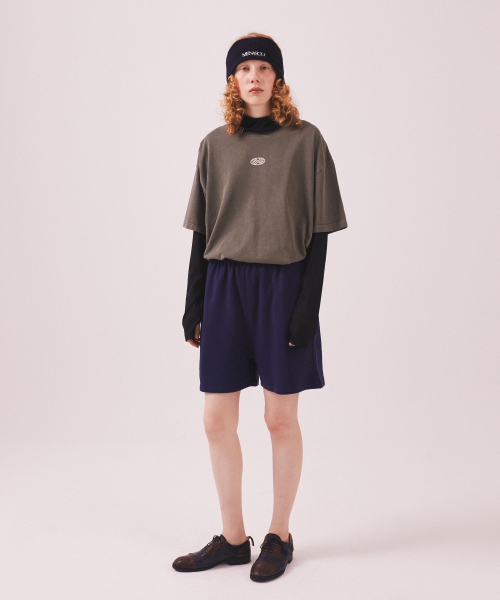 MENASOO(ミナス)の「275g Heavy Cotton Circle Hearttrack Pigment T Shirt_Khaki(Tシャツ/カットソー・レディース・カーキ・SMALL/MEDIUM)」の7枚目の写真
