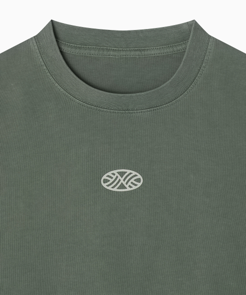 MENASOO(ミナス)の「275g Heavy Cotton Circle Hearttrack Pigment T Shirt_Khaki(Tシャツ/カットソー・レディース・カーキ・SMALL/MEDIUM)」の13枚目の写真