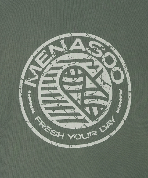 MENASOO(ミナス)の「275g Heavy Cotton Circle Hearttrack Pigment T Shirt_Khaki(Tシャツ/カットソー・レディース・カーキ・SMALL/MEDIUM)」の16枚目の写真