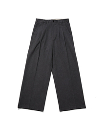 OGARP（オガープ）の「Two Tuck Wide Pants Gray（スラックス）」