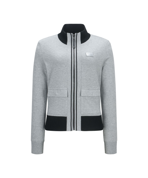 ANEW GOLF(アニューゴルフ)の「W WIND BLOCK ZIP-UP CARDIGAN_MG(カーディガン/ボレロ・レディース・その他・LARGE/X-SMALL/SMALL/MEDIUM)」の1枚目の写真