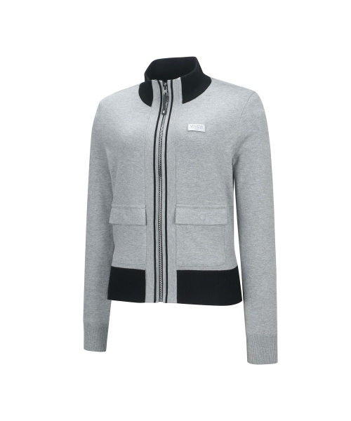 ANEW GOLF(アニューゴルフ)の「W WIND BLOCK ZIP-UP CARDIGAN_MG(カーディガン/ボレロ・レディース・その他・LARGE/X-SMALL/SMALL/MEDIUM)」の3枚目の写真