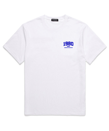 MINI 1980 オーバーサイズ 半袖Tシャツ (VS0050) ホワイト/ブルー
