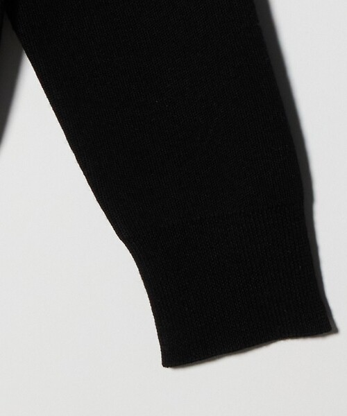 UNITED ARROWS(ユナイテッドアローズ)の「フリル ビジュー ニット(ニット/セーター・レディース・ブラック/オフホワイト・FREE)」の13枚目の写真