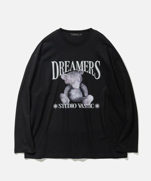 VASTIC(バスティック)の「ドリーマーズベア ロングスリーブ_ブラック(Tシャツ/カットソー・メンズ・その他・MEDIUM/LARGE)」の2枚目の写真