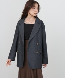 Bab（バブ）の「ﾄﾞｯﾄﾀﾞﾒｰｼﾞﾃｰﾗｰﾄﾞｼﾞｬｹｯﾄ（テーラードジャケット）」