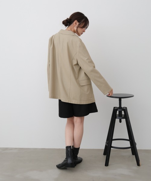 Bab(バブ)の「ドットダメージテーラードジャケット(テーラードジャケット・レディース・ブラック/ベージュ・MEDIUM)」の18枚目の写真
