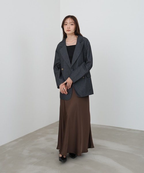 Bab(バブ)の「ドットダメージテーラードジャケット(テーラードジャケット・レディース・ブラック/ベージュ・MEDIUM)」の10枚目の写真