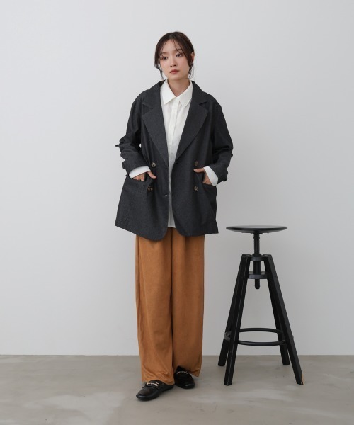Bab(バブ)の「ドットダメージテーラードジャケット(テーラードジャケット・レディース・ブラック/ベージュ・MEDIUM)」の11枚目の写真